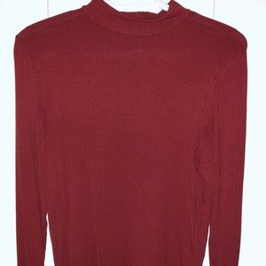 Mock neck sweater